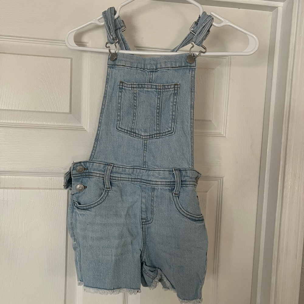 Kids Light Blue Denim Overalls